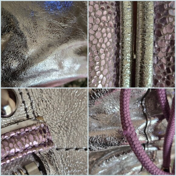 Coach Poppy Metallic Star Bag - Picture 11 of 14